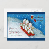 Ellen H. Clapsaddle: Het Kind van de winter op Feestdagenkaart (Voorkant / Achterkant)