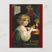 Ellen H. Clapsaddle - Het schrijven van Christmas  Feestdagenkaart (Voorkant)