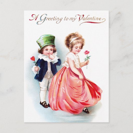 Ellen H. Clapsaddle: Ik hou van mijn liefde Briefkaart (Voorkant)