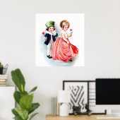Ellen H. Clapsaddle: Ik hou van mijn liefde Poster (Thuiskantoor)