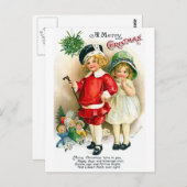 Ellen H. Clapsaddle: Jongen en meisjes met speelgo Briefkaart (Voorkant / Achterkant)