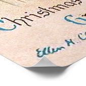 Ellen H. Clapsaddle: Kerstavond Toddler Girls Poster (Hoek)