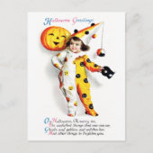 Ellen H. Clapsaddle: Little Halloween Harlequin Briefkaart (Voorkant)