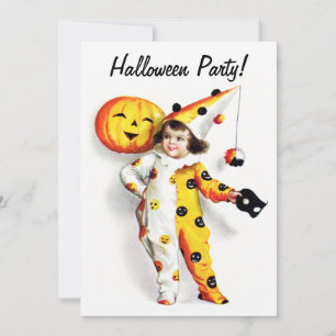 Ellen H. Clapsaddle: Little Halloween Harlequin Kaart