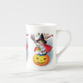 Ellen H. Clapsaddle: Little Pumpkin Witch Porselein Kop (Rechts)