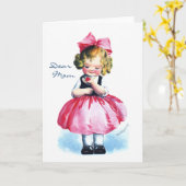 Ellen H. Clapsaddle: Meisje met Hart Kaart (Gele Bloem)