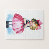 Ellen H. Clapsaddle: Meisje met hart Legpuzzel (Horizontaal)