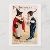 Ellen H. Clapsaddle: Oude stijl en nieuw Briefkaart (Voorkant)