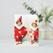 Ellen H. Clapsaddle Pierrot Children Briefkaart (Staand voorkant)