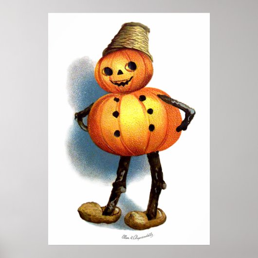 Ellen H. Clapsaddle: Pumpkin Boy Poster (Voorkant)