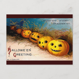 Ellen H. Clapsaddle: Pumpkin Row Briefkaart