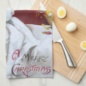 Ellen H. Clapsaddle: Sinterklaas bekijken Theedoek (Quarter Fold)