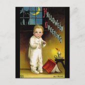 Ellen H. Clapsaddle: Spooky Halloween Briefkaart (Voorkant)