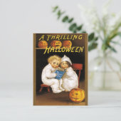Ellen H. Clapsaddle: Thrilling Halloween Briefkaart (Staand voorkant)