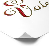 Ellen H. Clapsaddle: Valentine Girl with Parrot Poster (Hoek)