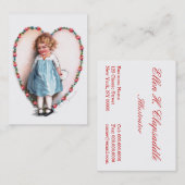 Ellen H. Clapsaddle: Voor degene van wie ik hou Visitekaartje (Voorkant / Achterkant)