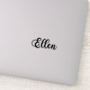 Ellen Name - Handgeschreven kalligrafie Sticker