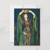 Ellen Terry als Lady Macbeth door John Singer Sarg Bedankkaart (Voorkant)