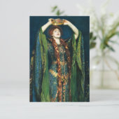 Ellen Terry als Lady Macbeth door John Singer Sarg Bedankkaart (Staand voorkant)