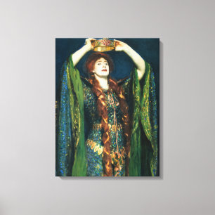 Ellen Terry als Lady Macbeth door John Singer Sarg Canvas Afdruk