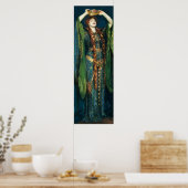 Ellen Terry als Lady Macbeth door John Singer Sarg Poster (Keuken)