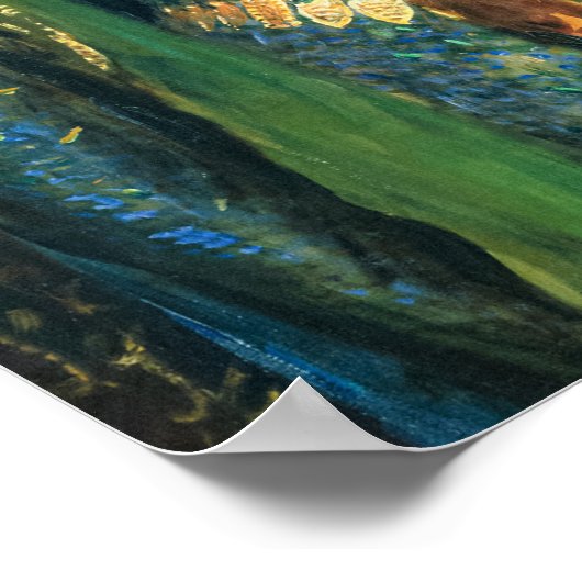 Ellen Terry als Lady Macbeth door John Singer Sarg Poster (Hoek)