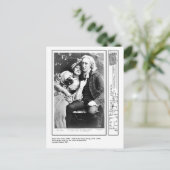 Ellen Terry & Henry Irving in The Vicar of Wakefie Briefkaart (Staand voorkant)