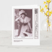 Ellen Terry Wenskaart Kaart (Gele Bloem)