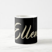 Ellen white gold Handwriting Tasse Kaffeetasse Koffiemok (Center)