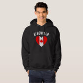 Ellenbogen omhoog Canada Hoodie (Voorkant volledig)