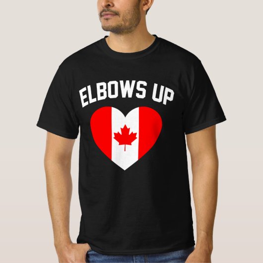 Ellenbogen omhoog Canada T-shirt (Voorkant)