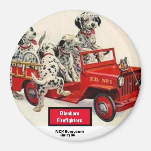 Ellenboro Firefighters Magnet (Voorkant)