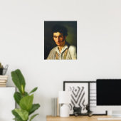 Ellenrieder - portret van een jong Man Poster (Thuiskantoor)