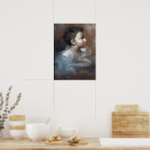 Ellenrieder - portret van een jongen poster (Keuken)