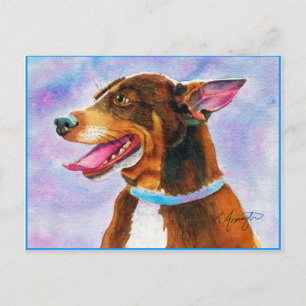 Ellen's Blue Rat Terrier Briefkaart