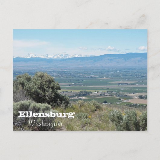 Ellensburg, Washington Reisfoto Briefkaart (Voorkant)