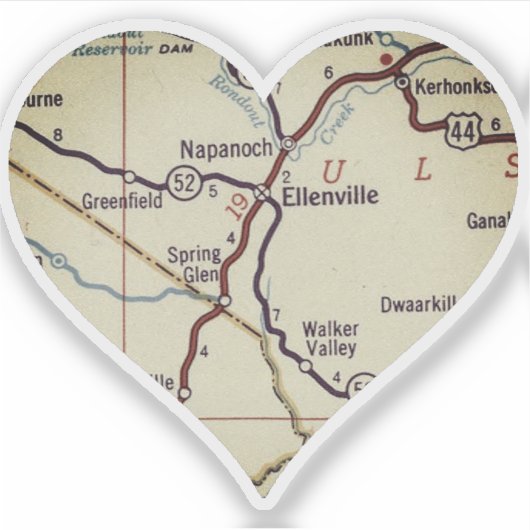 Ellenville New York Sticker (Voorkant)