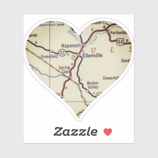 Ellenville New York Sticker (Vel)