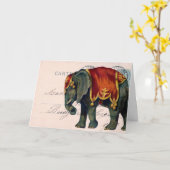  ellephant Briefkaart Digital Art (Gele Bloem)