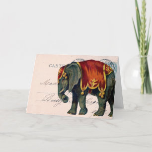  ellephant Briefkaart Digital Art