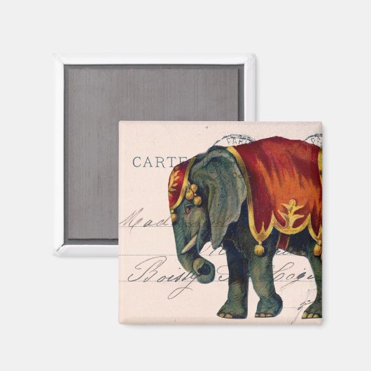 ellephant Briefkaart Digital Art Magneet (Voorkant / Achterkant)