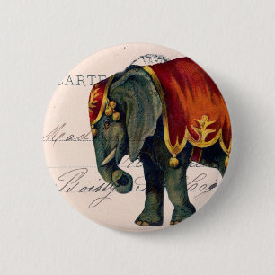  ellephant Briefkaart Digital Art Ronde Button 5,7 Cm