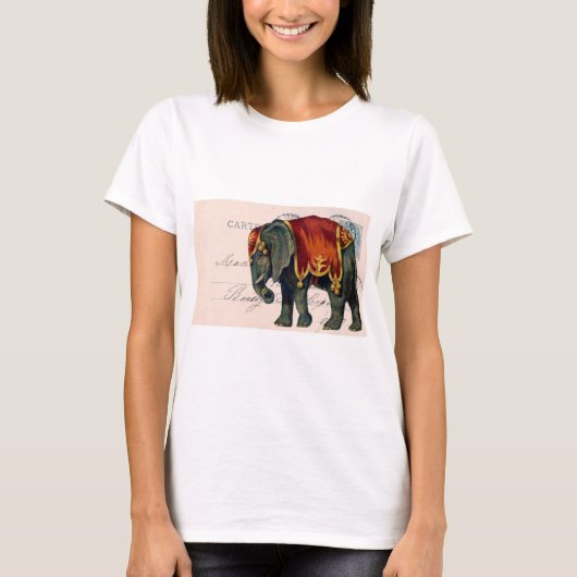  ellephant Briefkaart Digital Art T-shirt (Voorkant)