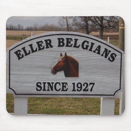 Eller Belgians Mousepad Muismat (Voorkant)