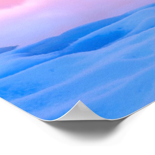 Ellery Lake bij Sunset Poster (Hoek)