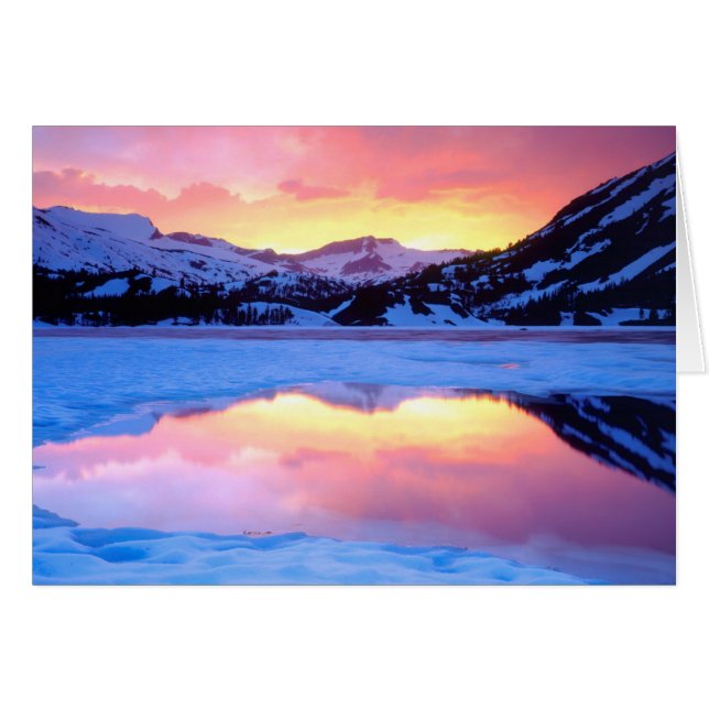 Ellery Lake bij zonsondergang (Voorkant Horizontaal)
