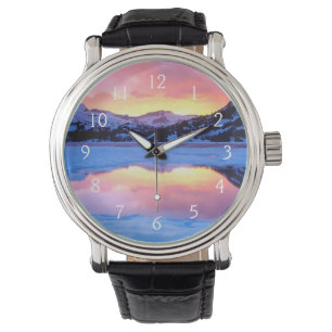 Ellery Lake bij zonsondergang Horloge