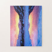Ellery Lake bij zonsondergang Legpuzzel (Verticaal)