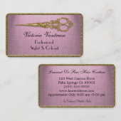 Elles Petal Velmont Scissor Elegant Professional Visitekaartje (Voorkant / Achterkant)