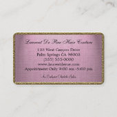 Elles Petal Velmont Scissor Elegant Professional Visitekaartje (Achterkant)